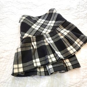 Vintage Charlotte Russe Plaid Pleat Schoolgirl Skirt Size L